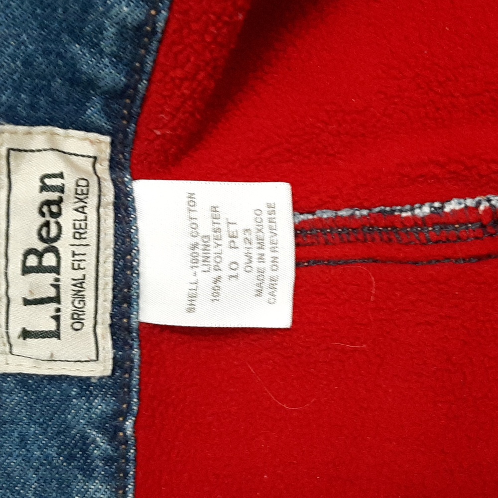 LL Bean Flannel-Lined Jeans